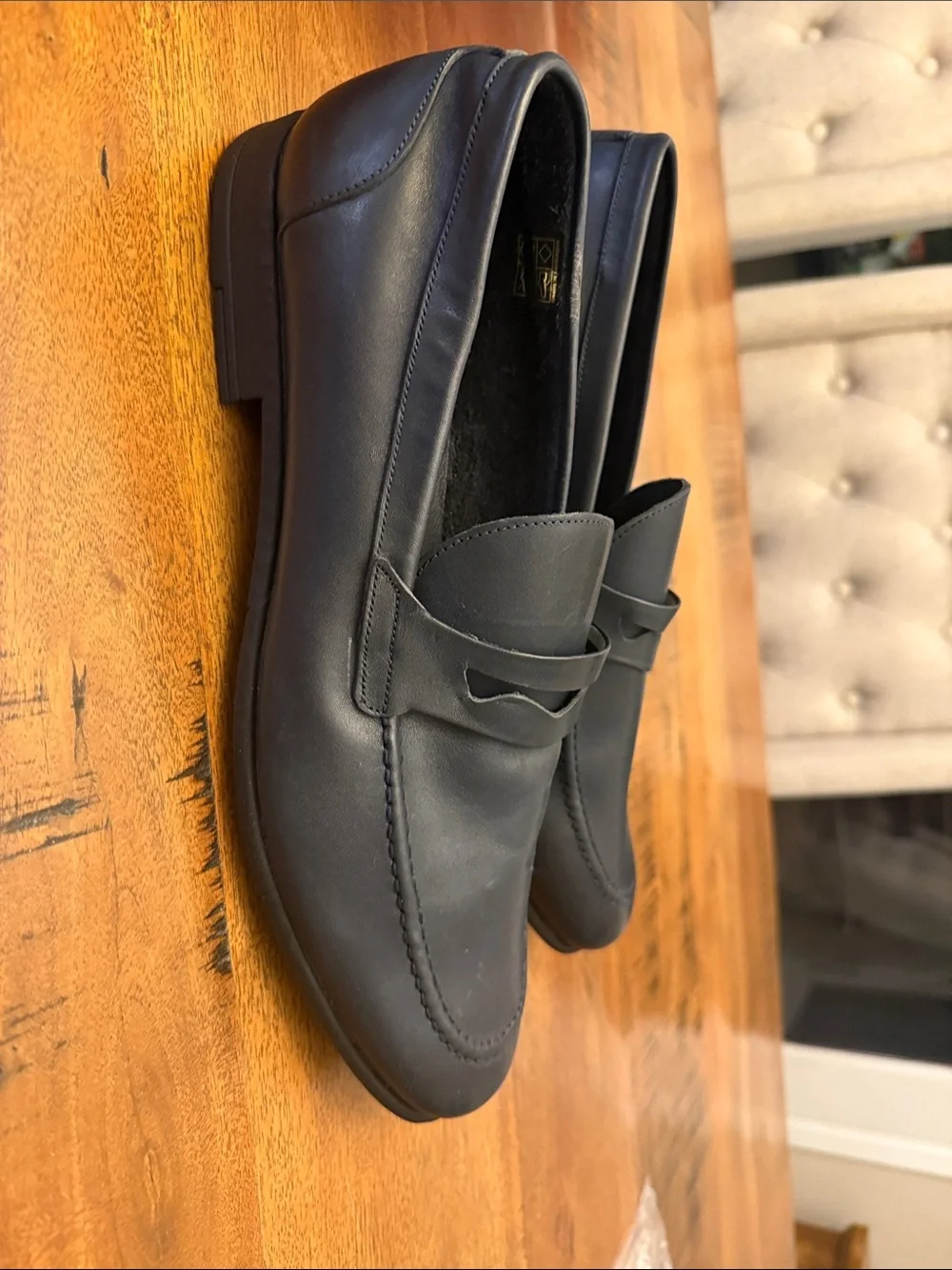 Navy Blue Men’s Loafers by Divarese. Made in Italy. Size 44 or men’s 11